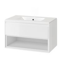 EXCELLENT Тумба с умывальником подвесная Tuto (MLCE.0101.3617.800.WHWH)